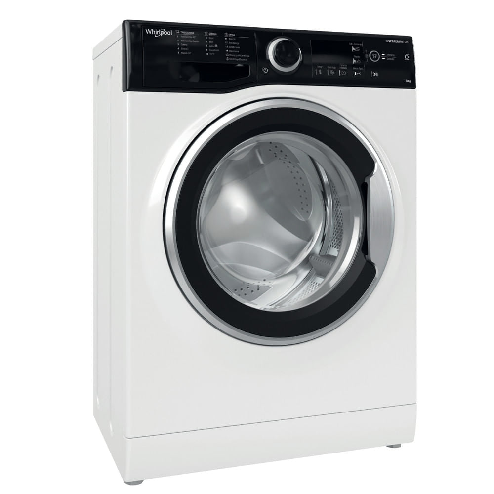 Whirlpool Lavatrice A Carica Frontale Slim WSB 624 S IT 6 Kg Classe C (A85xL59,5xP42,5) 1200 Giri Tecnologia 6° Senso Motore inverter