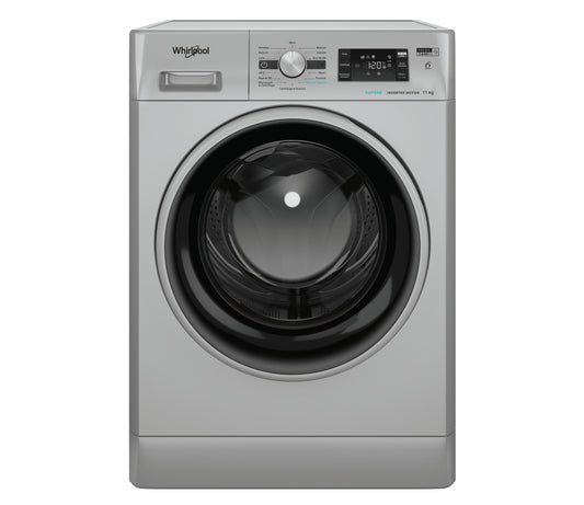 WHIRLPOOL LAVATRICE 11KG INVERTER VAPORE A SILVER FFB 116 SILVER IT